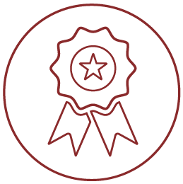 icon of award ribbon for scholar grants
